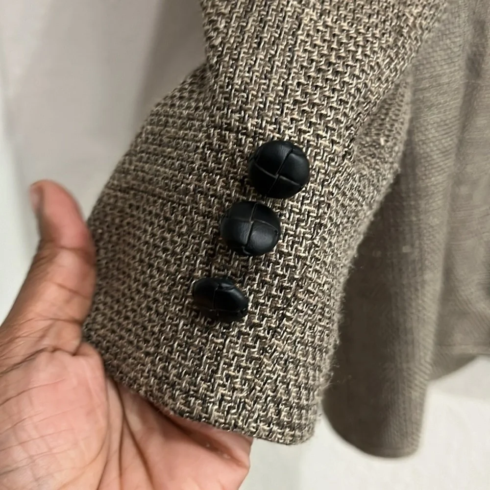PIONEER Men's Brown Glen Plaid Sport Coat Blazer